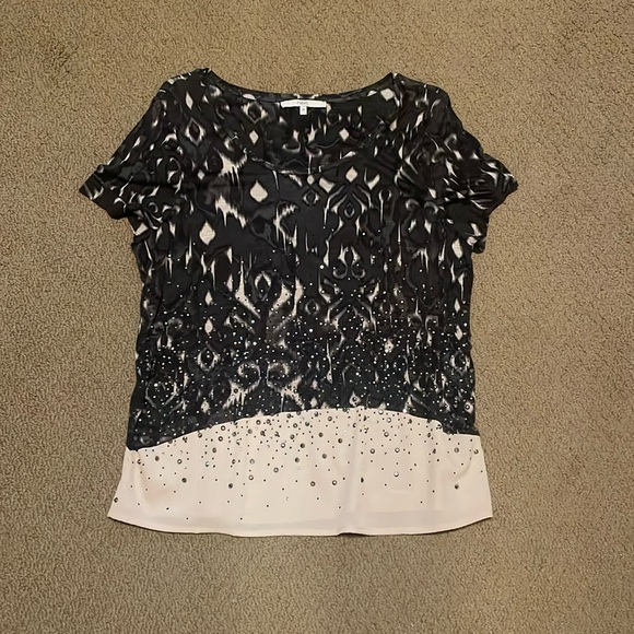 NWOT NEXT UK SPARKLING EMBELLISHED TOP SZ 12 - Picture 4 of 14